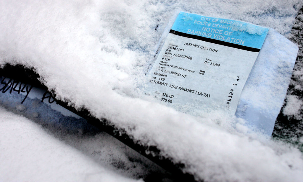 Alternate side parking tickets